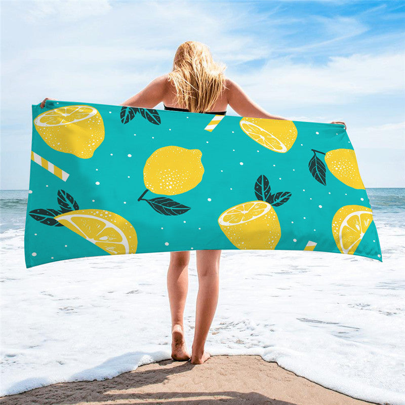 Lucifer - Squere Beach Towel – Stylish Ocean Design Quick Dry & Lightweight UK