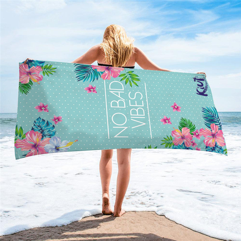 Lucifer - Squere Beach Towel – Stylish Ocean Design Quick Dry & Lightweight UK