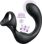 Pipedream Ass-gasm Taint-Alizer Butt Plug - Black