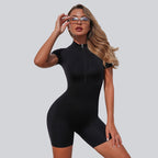 Lucifer - Sexy Zippered Short-jumpsuit UK