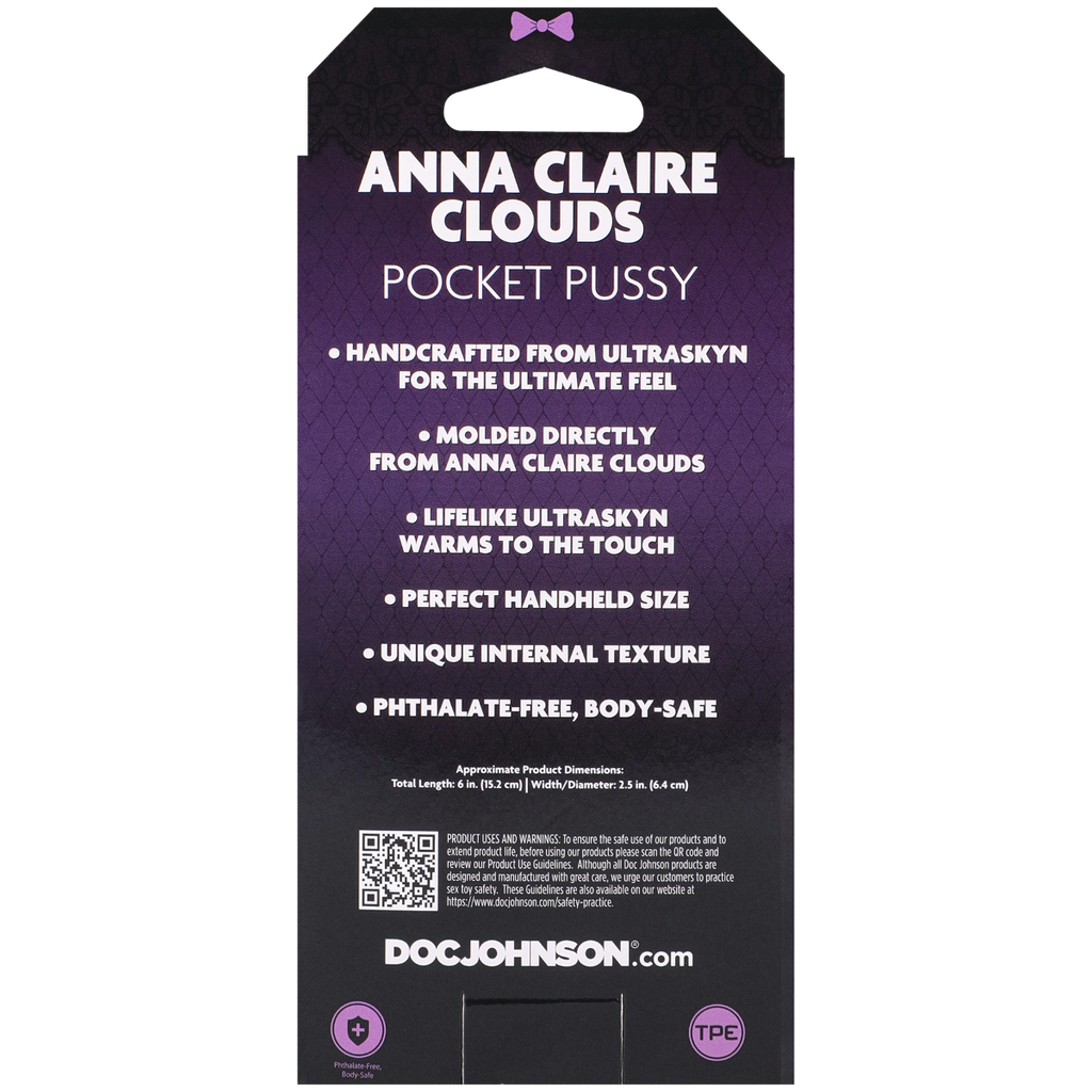 Signature Strokers Anna Claire Clouds Ultraskyn Pocket Pussy