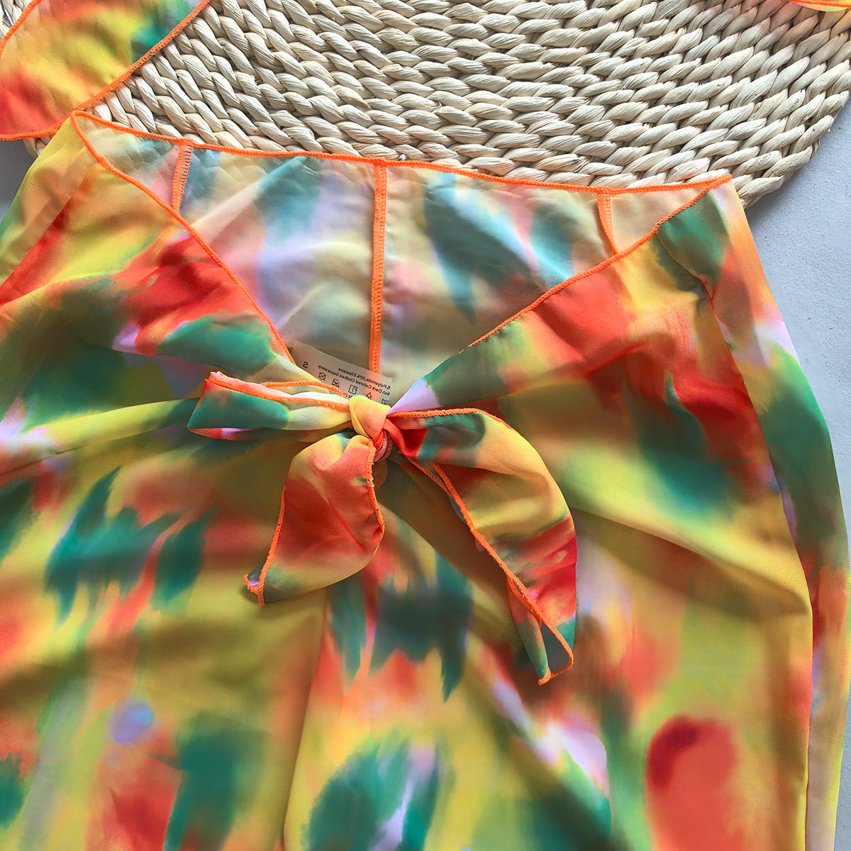 Lucifer Goddess Neon Beachwear Two-piece Set Secondary image