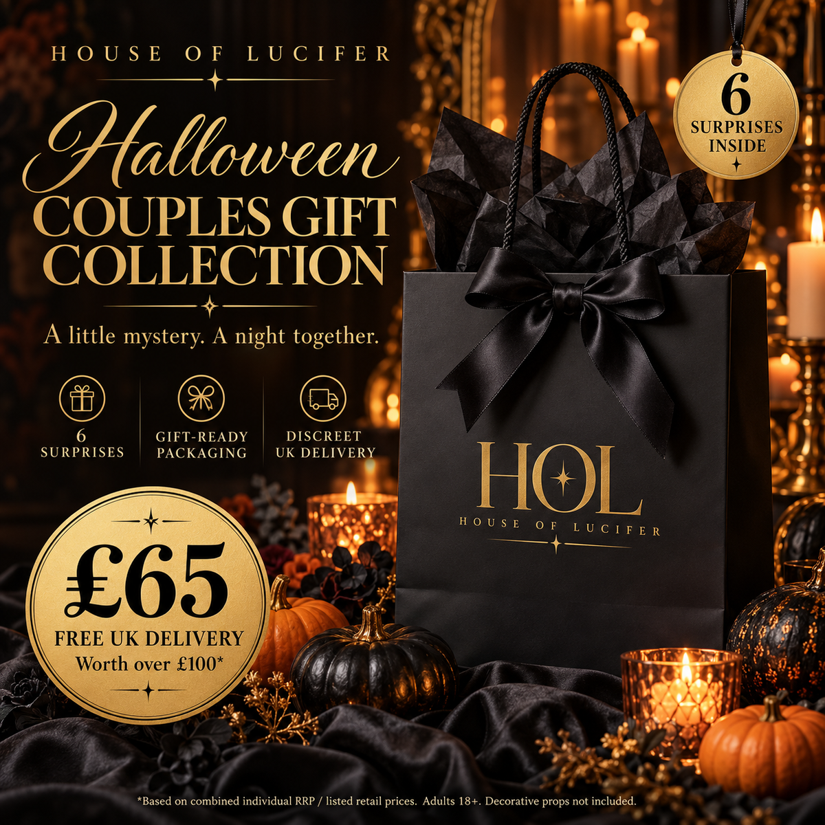 HOL Halloween Couples Gift Box – 6-Piece Collection Main image