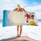 Lucifer - Squere Beach Towel – Stylish Ocean Design Quick Dry & Lightweight UK