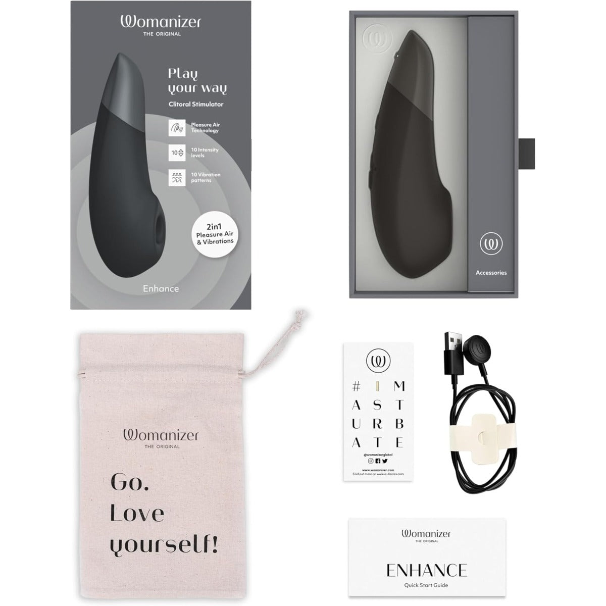 Womanizer Enhance Black Secondary image