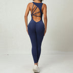 Lucifer-PowerShape Backless Workout Bodysuit – Slim Fit Gym Wear UK