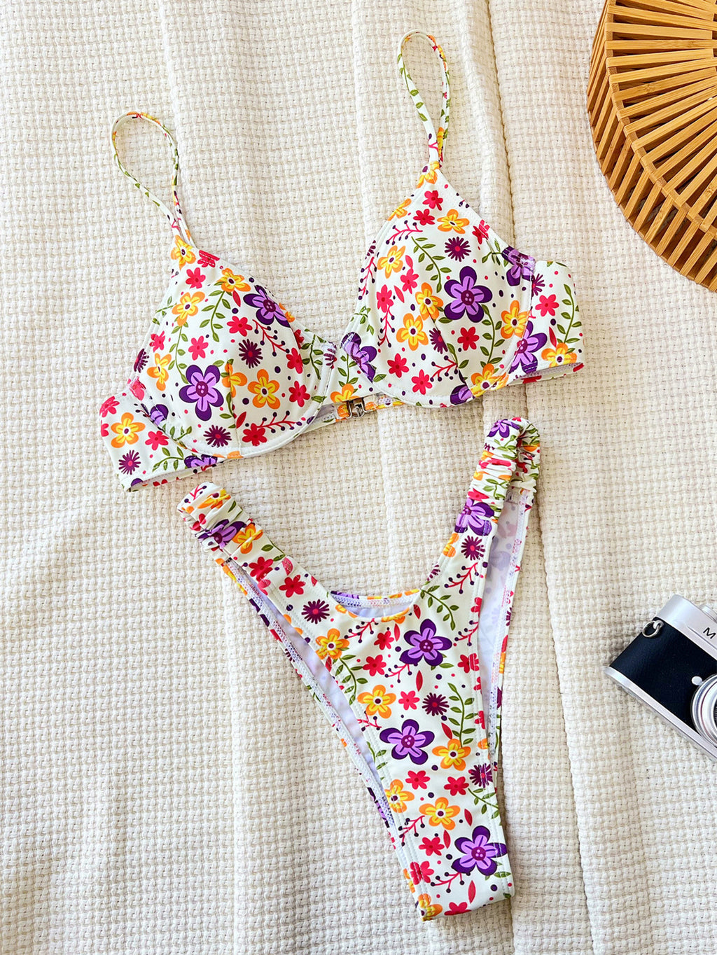 Lucifer Bloom Floral Bikini Set
