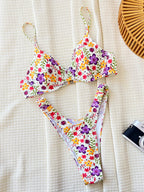 Lucifer Bloom Floral Bikini Set