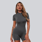 Lucifer - Sexy Zippered Short-jumpsuit UK