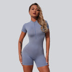 Lucifer - Sexy Zippered Short-jumpsuit UK
