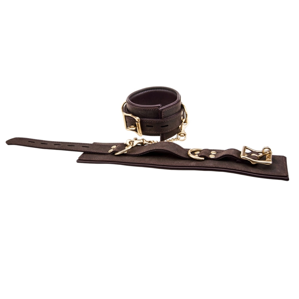 BOUND Nubuck Leather Wrist Restraints