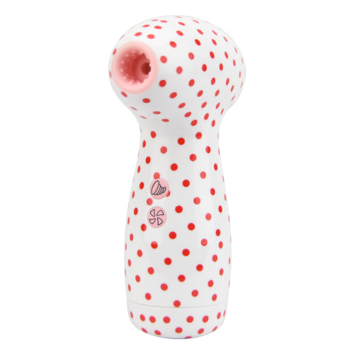 Loving Joy 2 in 1 Suction Vibrator Polka Dot Secondary image