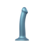 strap-on-me-duck-egg-blue-metallic-shine-mono-density-dildo-medium