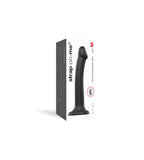 strap-on-me-semi-realistic-dual-density-bendable-dildo-black-medium