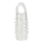 Rev-Sleeves Textured Penis Sleeve with Ball Loop