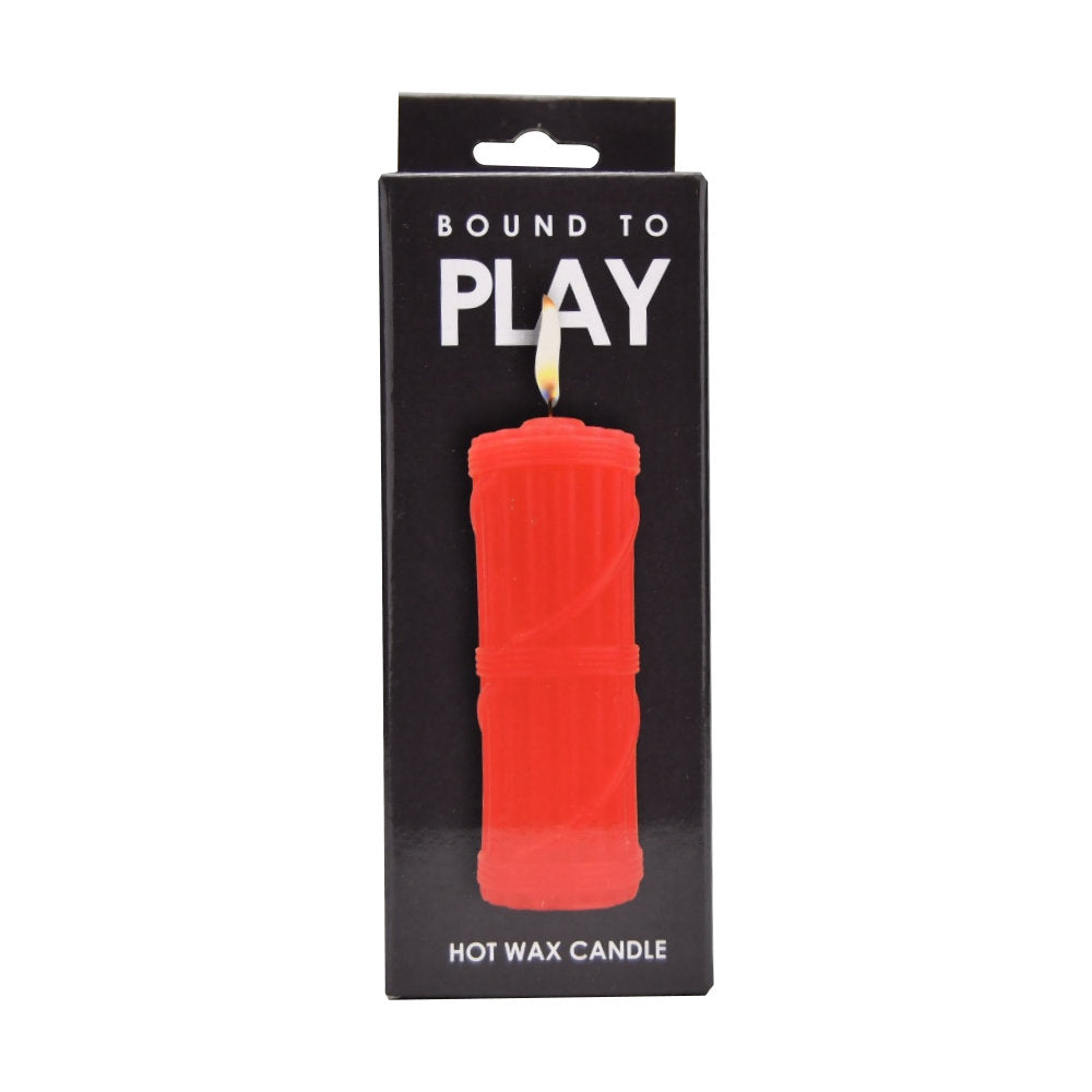 Bound to Play. Hot Wax Candle Red Secondary image
