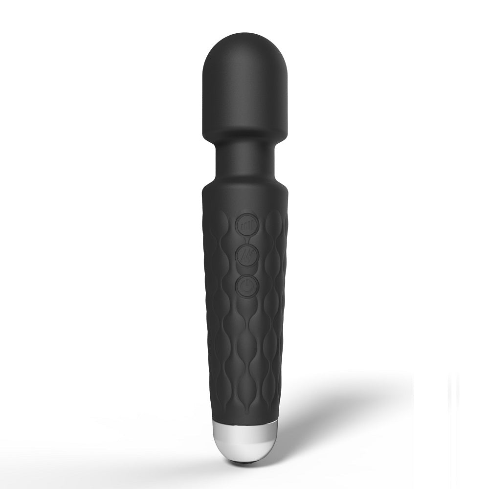 Loving Joy 20 Function Wand Vibrator Black Secondary image