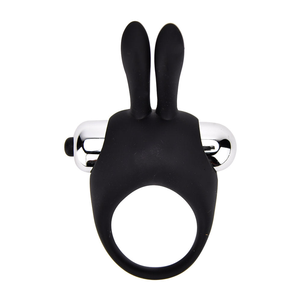 Loving Joy Silicone Vibrating Rabbit Cock Ring Main image
