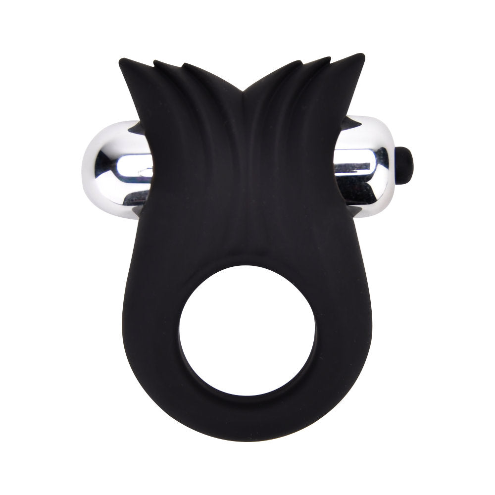 Loving Joy Silicone Vibrating Textured Cock Ring Main image