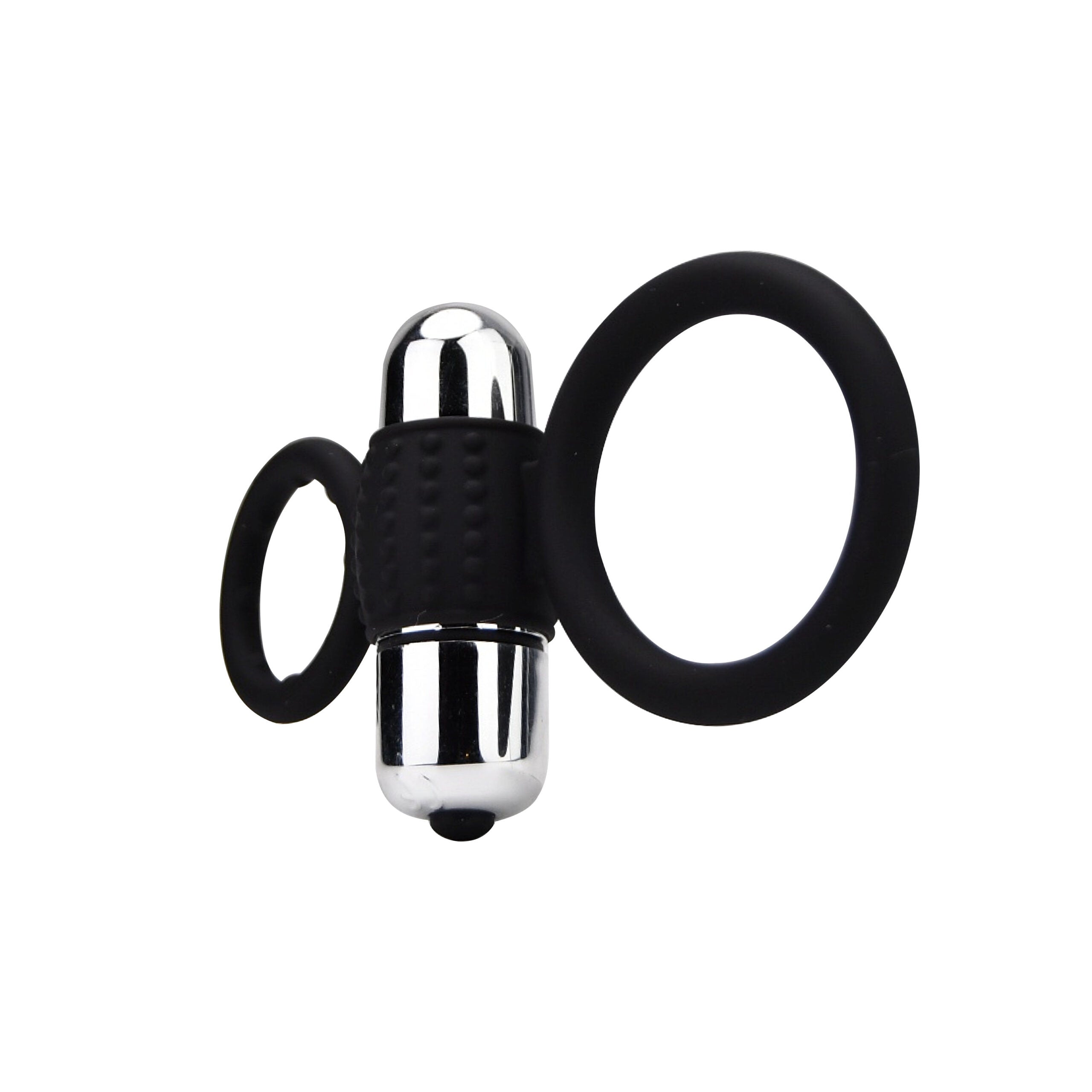 Loving Joy Silicone Vibrating Cock and Ball Ring Secondary image