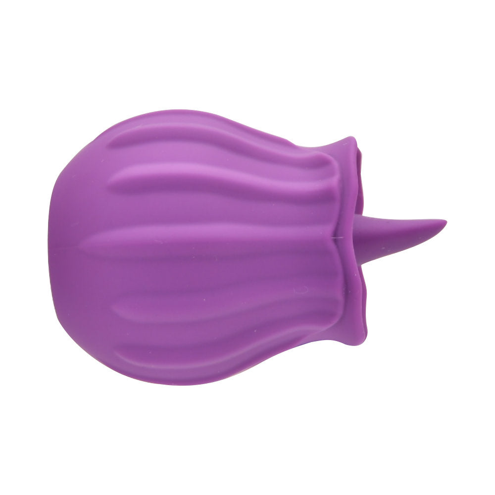 Loving Joy Rose Licking Clitoral Vibrator Purple Secondary image