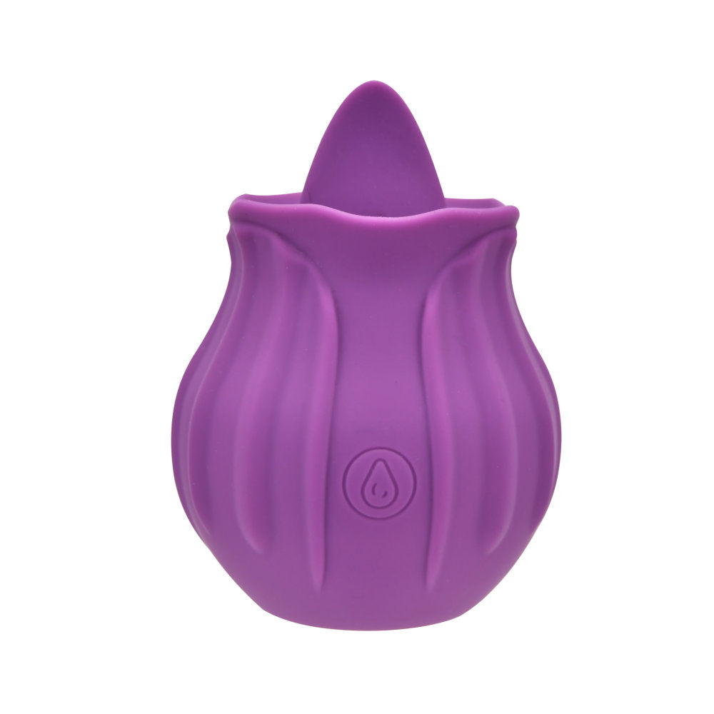 Loving Joy Rose Licking Clitoral Vibrator Purple Main image