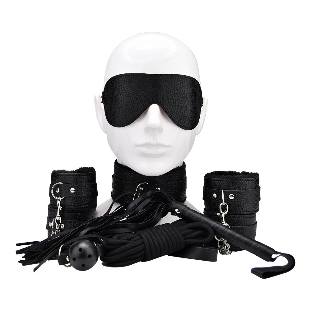 Bound to Play Beginner's Bondage Kit Black (8 Piece) Main image