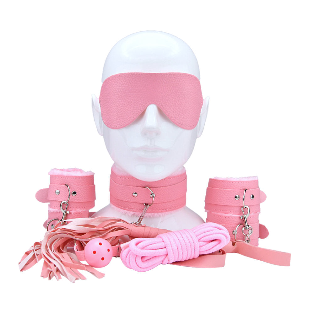 Bound to Play Beginner's Bondage Kit Pink (8 Piece) Main image