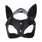 Bound to Play Kitty Cat Face Mask Black