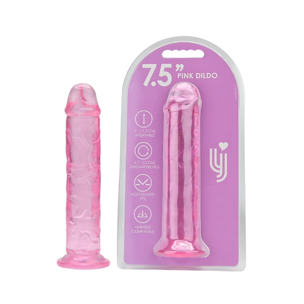 Loving Joy 7.5 Inch Suction Cup Dildo Pink Main image