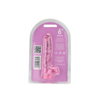 Loving Joy 6 Inch Dildo with Balls Pink