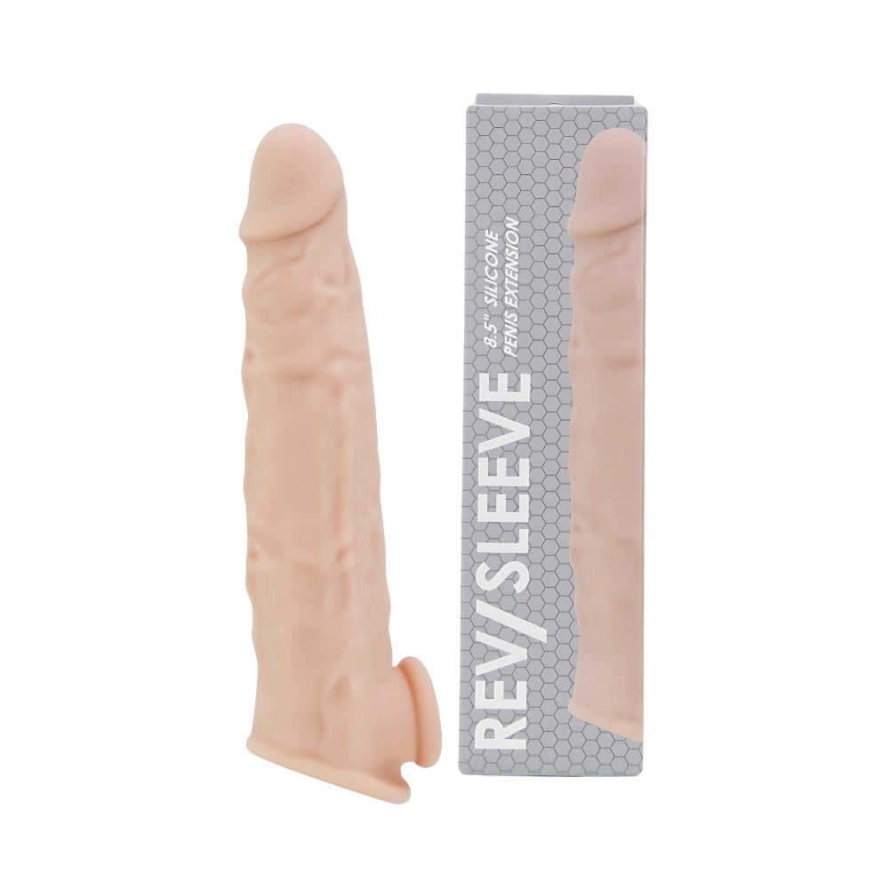 Rev-Sleeves 8.5 Inch Realistic Silicone Penis Extension Sleeve Main image