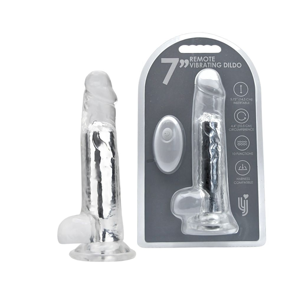 Loving Joy 7 Inch Remote Vibrating Dildo Main image