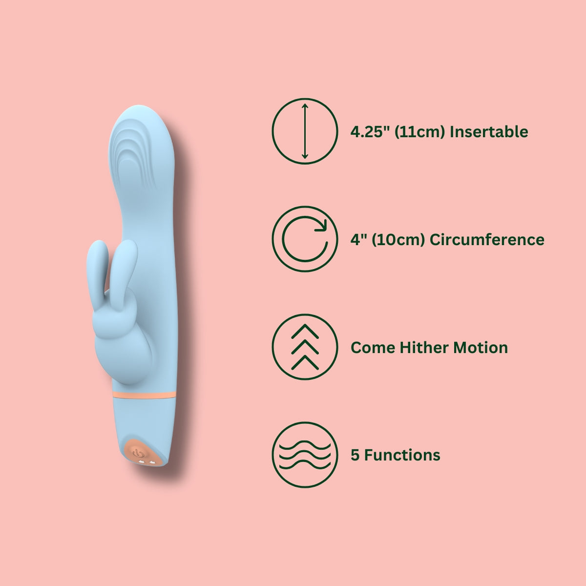 Mina Hail Come Hither Rabbit Vibrator – product image 3