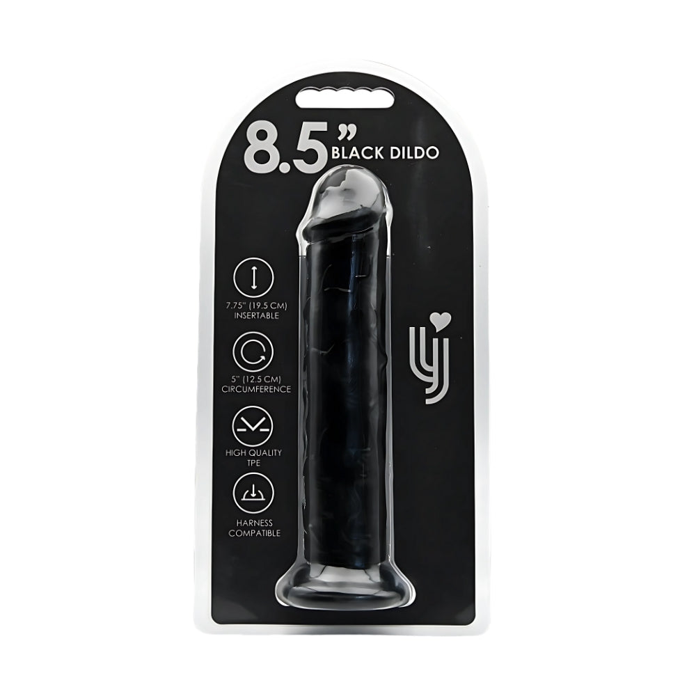 Loving Joy 8.5 Inch Suction Cup Dildo Black