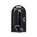 Loving Joy 7 Inch Dildo with Balls Black