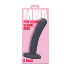 mina-pure-curved-silicone-dildo-6-5-inch