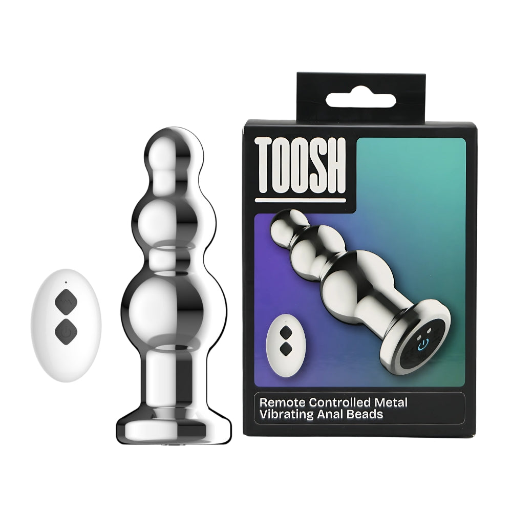 Toosh Remote Controlled Metal Vibrating Anal Beads Main image