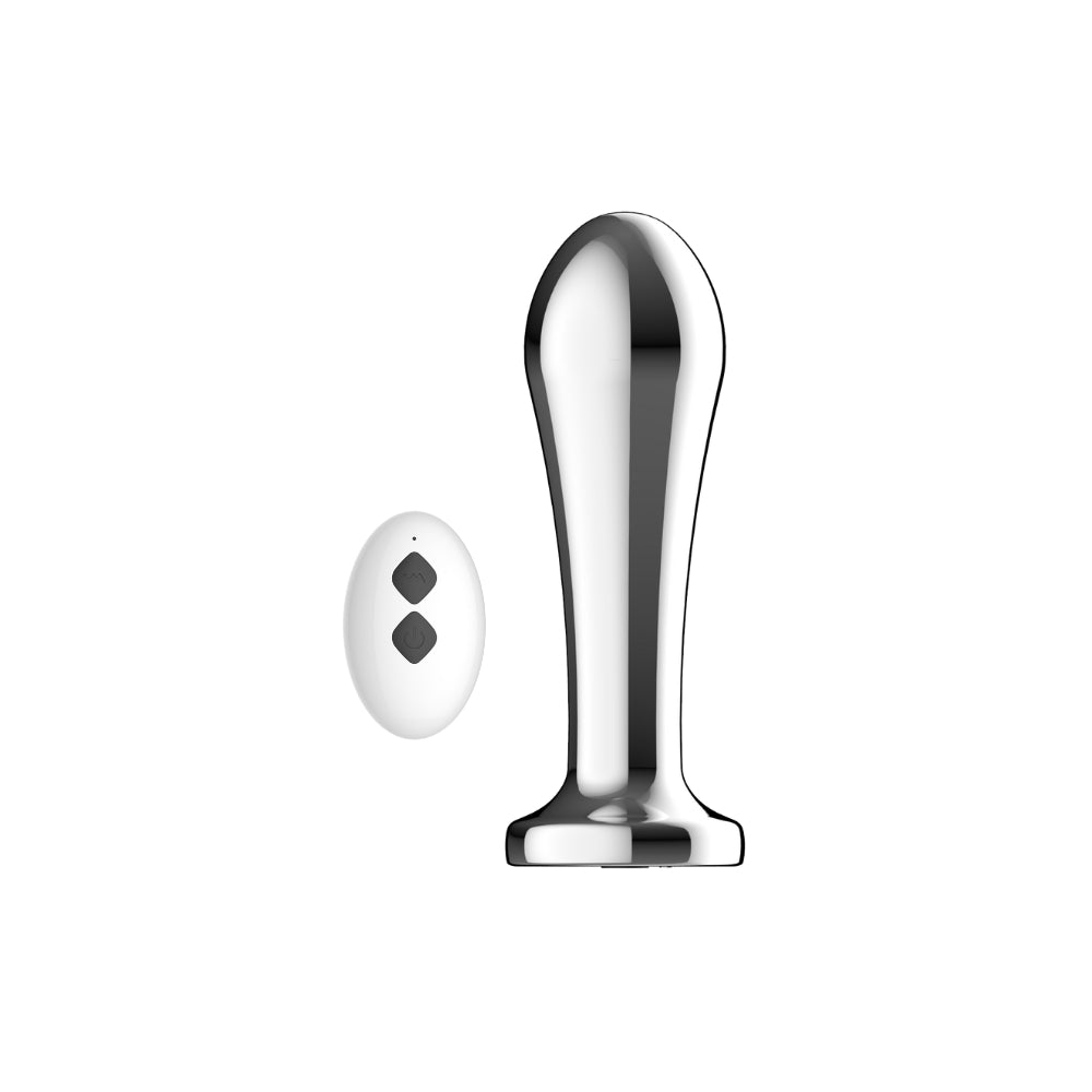 Toosh Remote Controlled Metal Vibrating Anal Plug Secondary image