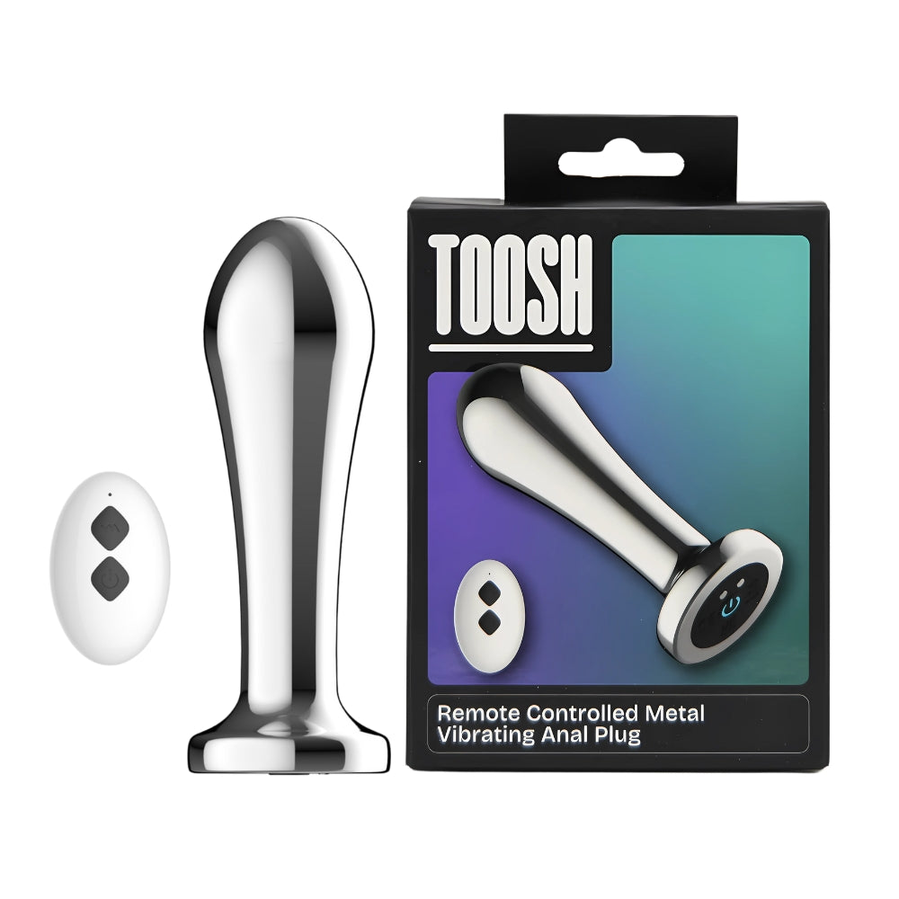 Toosh Remote Controlled Metal Vibrating Anal Plug Main image