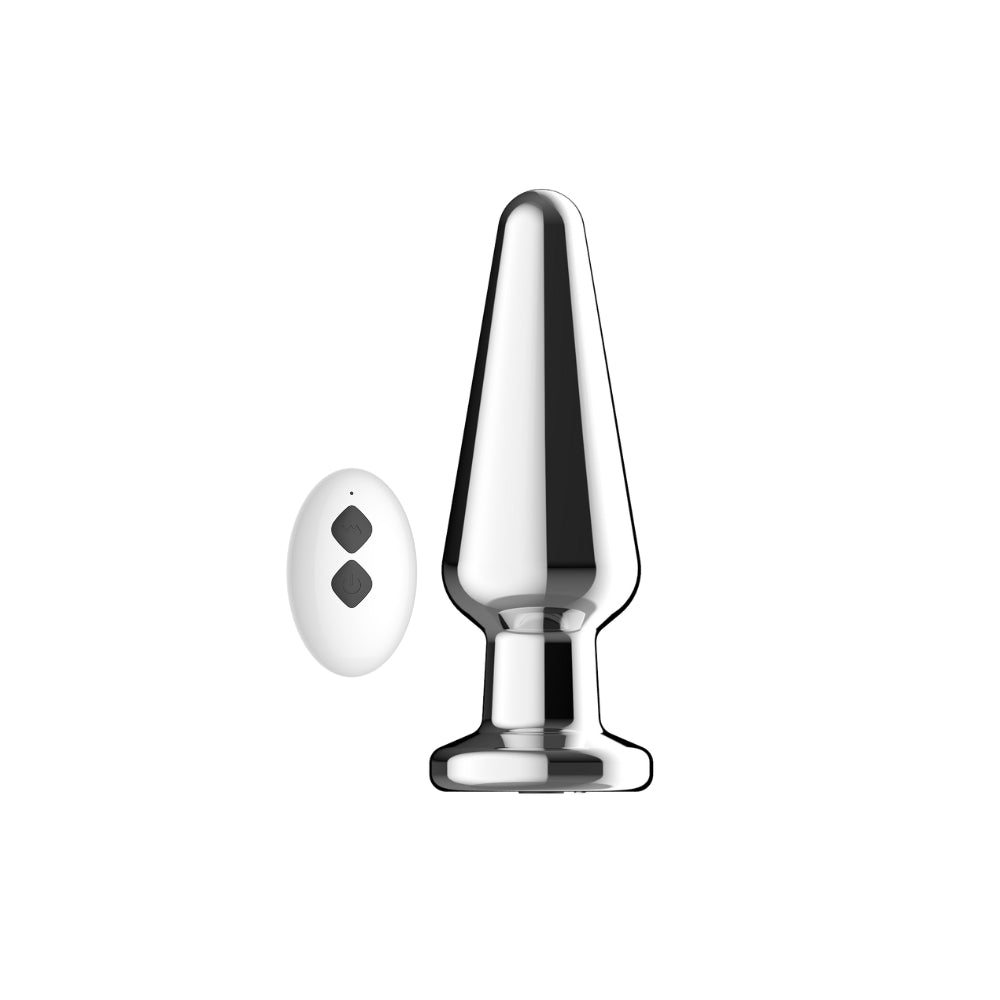 Toosh Remote Controlled Metal Vibrating Butt Plug Secondary image