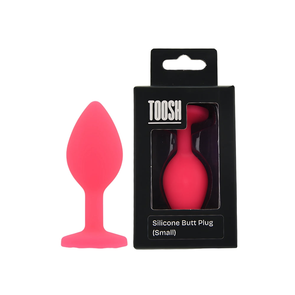 Toosh Pink Silicone Butt Plug Small Main image