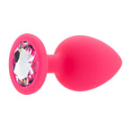 Toosh Pink Silicone Butt Plug Large