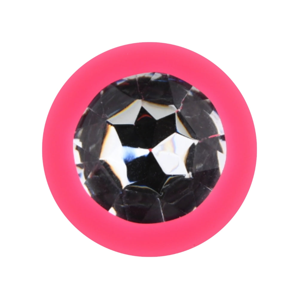 Toosh Pink Silicone Butt Plug Large