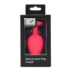 Toosh Pink Silicone Butt Plug Large