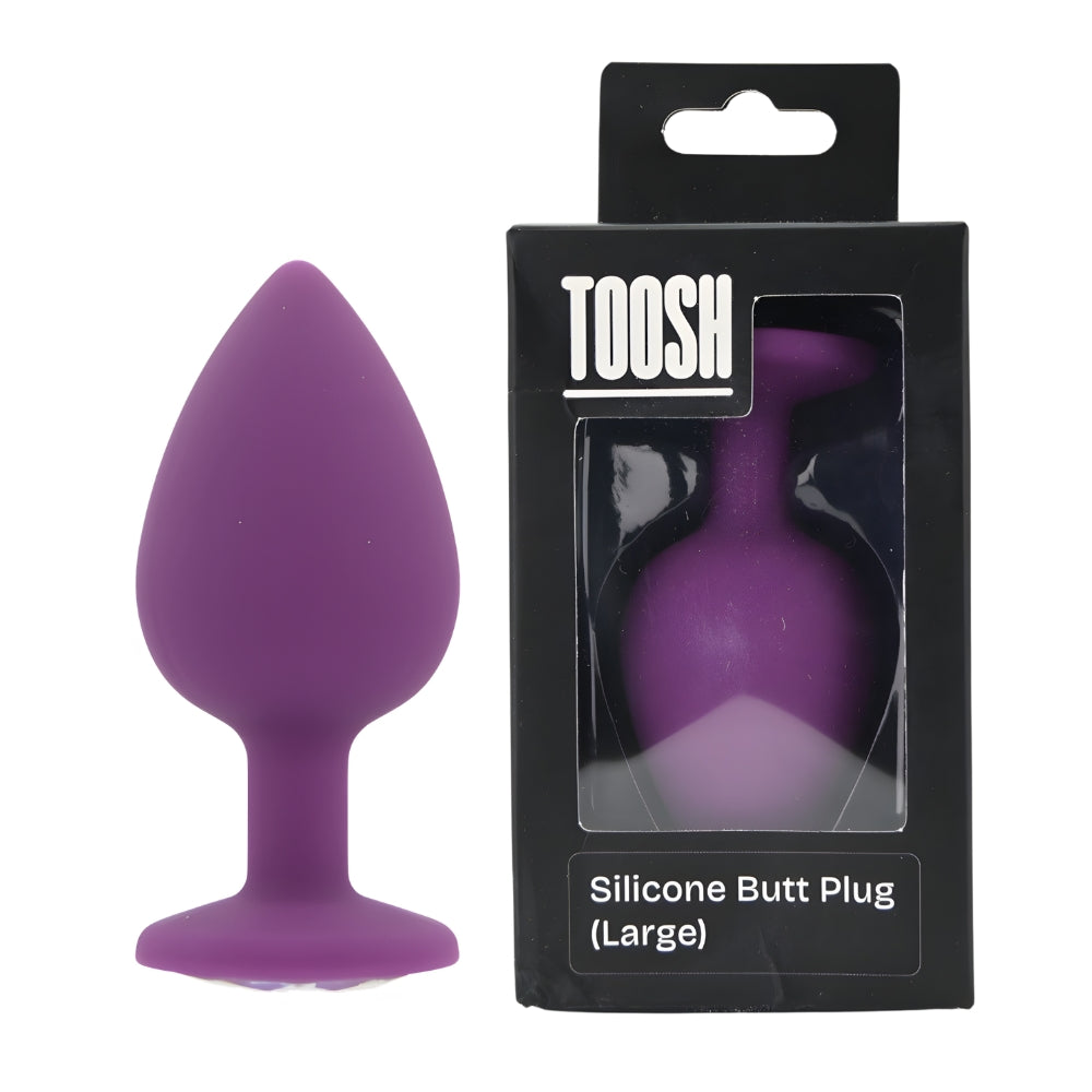 Toosh Purple Silicone Butt Plug Large Main image