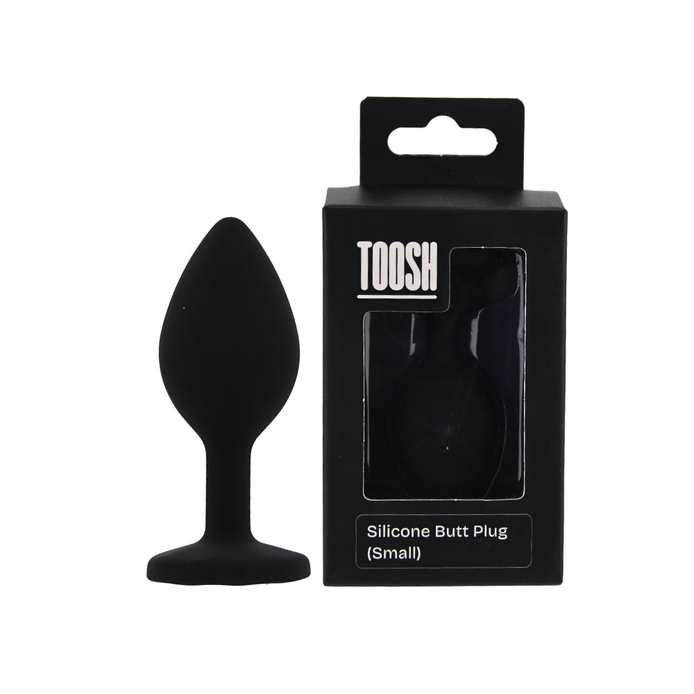 Toosh Black Silicone Butt Plug Small Main image