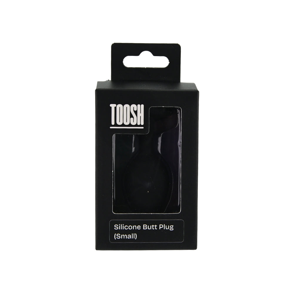 Toosh Black Silicone Butt Plug Small