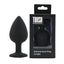 Toosh Black Silicone Butt Plug Large