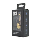 Toosh Gold Metal Butt Plug Medium Clear Stone